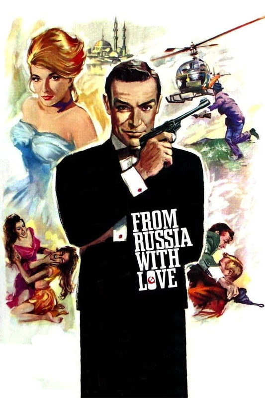 From Russia With Love 007 James Bond VHS Tape Movie (Sealed 1995) Watermark - Nostalgia Mall